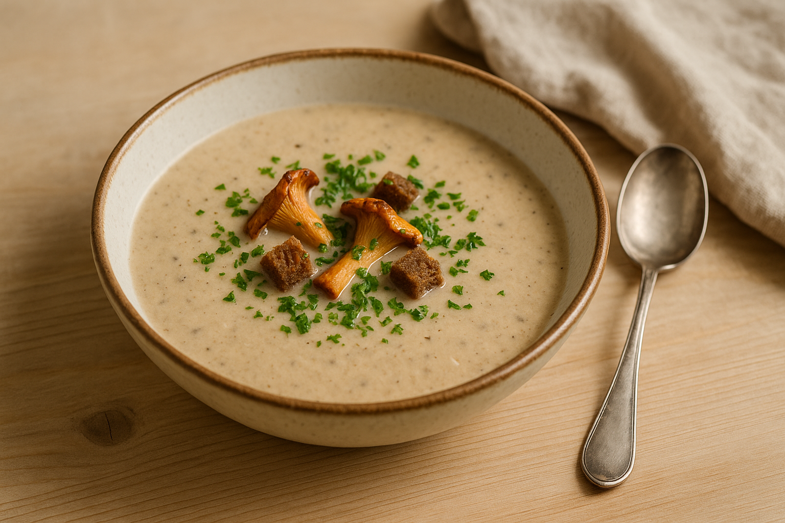 Nordic Chanterelle Soup Recipe (TasteAtlas #3 Mushroom Soup)
