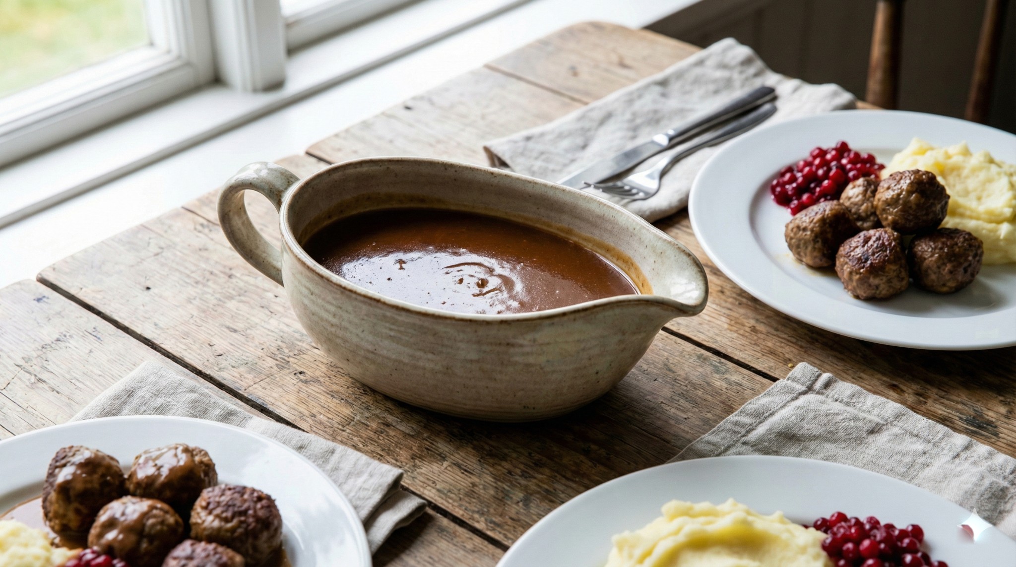 Swedish Meatballs Sauce (Brunsås)