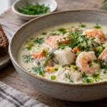 Norwegian Fish Soup (Fiskesuppe) – Creamy and Easy